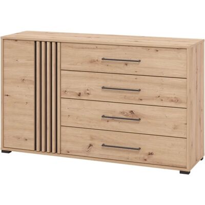 INOSIGN Ascalon Sideboard - 138/93cm, Braun, Weiß, Schwarz INOSIGN Ascalon Sideboard - 138/93cm, Braun, Weiß, Schwarz
