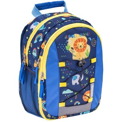 Belmil Rucsac pentru grădiniță Mini Kiddy Little Jungle albastru Belmil Rucsac pentru grădiniță Mini Kiddy Little Jungle albastru