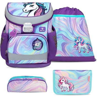 Belmil Mini-Fit - ergonomiczny design - wodoodporne - zestaw plecaka szkolnego Belmil Mini-Fit - ergonomiczny design - wodoodporne - zestaw plecaka szkolnego