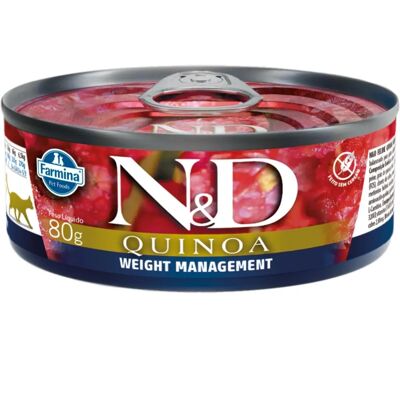 Alimento per gatti Farmina N&D Quinoa controllo peso - 70 g Alimento per gatti Farmina N&D Quinoa controllo peso - 70 g