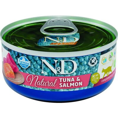 Farmina N&D Gatti Naturale Adult - Tonno & Salmone - Cibo per Gatti Farmina N&D Gatti Naturale Adult - Tonno & Salmone - Cibo per Gatti