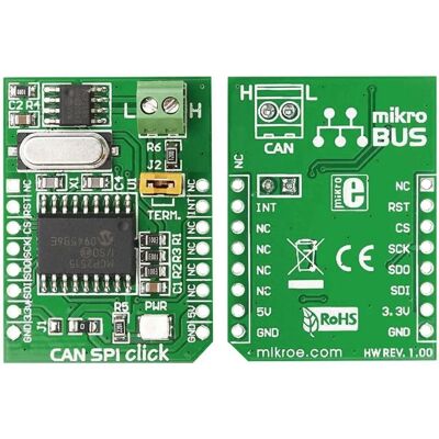 MikroElektronika MikroBus CAN SPI Click 5V - Udviklingskort MikroElektronika MikroBus CAN SPI Click 5V - Udviklingskort