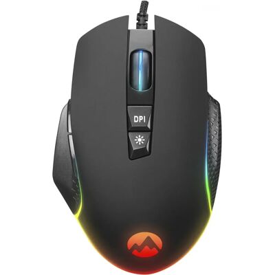 Souris Gaming Everest RAGE-X2 - 6400 DPI, 7 Boutons, LED RGB - Publicité Souris Gaming Everest RAGE-X2 - 6400 DPI, 7 Boutons, LED RGB - Publicité