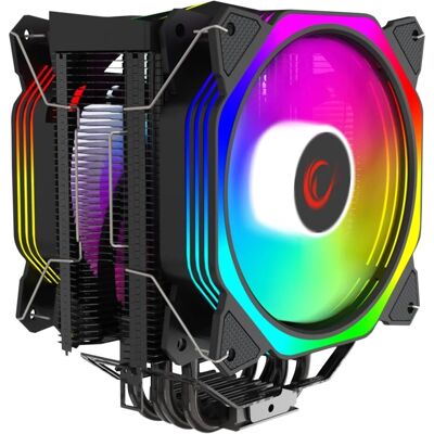 Rampage OCTAGON C60 CPU-Kühler - ARGB LED - 2x12cm Lüfter Rampage OCTAGON C60 CPU-Kühler - ARGB LED - 2x12cm Lüfter
