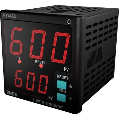 Contrôleur de température Enda ET4403 - 48x48mm +1 à +50°C Contrôleur de température Enda ET4403 - 48x48mm +1 à +50°C