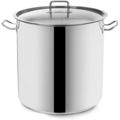 B2B Partner Edelstahl 35 l Topf mit Deckel - Kochgeschirr B2B Partner Edelstahl 35 l Topf mit Deckel - Kochgeschirr