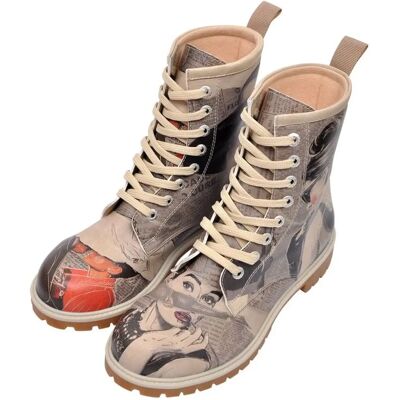 Bottes Grises Véganes DOGO Modèle 38 - Bottes - Publicité Bottes Grises Véganes DOGO Modèle 38 - Bottes - Publicité