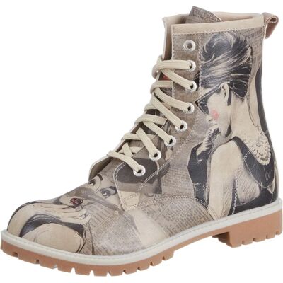 DOGO Vegane Leder Grau Stiefeletten - Boots DOGO Vegane Leder Grau Stiefeletten - Boots