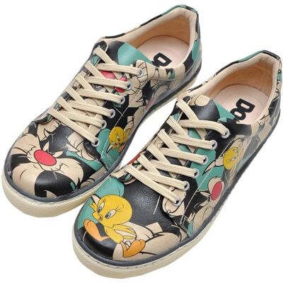 DOGO - Catch Me If You Can Tweety - Multicolore - 36 - Sneakers - Publicité DOGO - Catch Me If You Can Tweety - Multicolore - 36 - Sneakers - Publicité