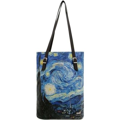 DOGO Skóra wegańska Czarna Torba na ramię - Starry Dream - Torba na ramię DOGO Skóra wegańska Czarna Torba na ramię - Starry Dream - Torba na ramię
