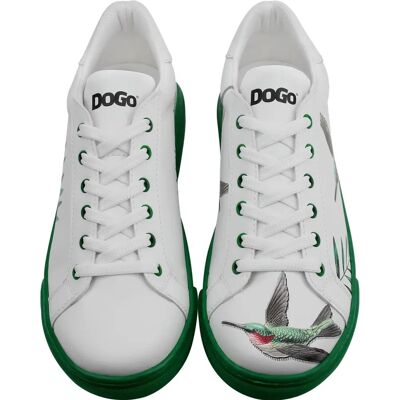 DOGO Kobiety Białe Wegańskie Skórzane Buty Sportowe - Soar the Sky - Buty DOGO Kobiety Białe Wegańskie Skórzane Buty Sportowe - Soar the Sky - Buty