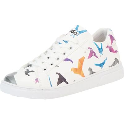 DOGO Vegan Leather Sneakers - Paper Like Design - Ace Sneakers White - Sneakers DOGO Vegan Leather Sneakers - Paper Like Design - Ace Sneakers White - Sneakers