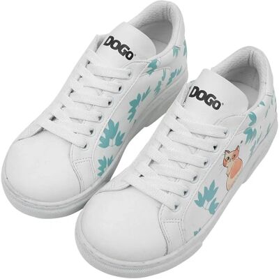 DOGO Dzieci Białe Wegańskie Sneakers - Unisex DOGO Dzieci Białe Wegańskie Sneakers - Unisex