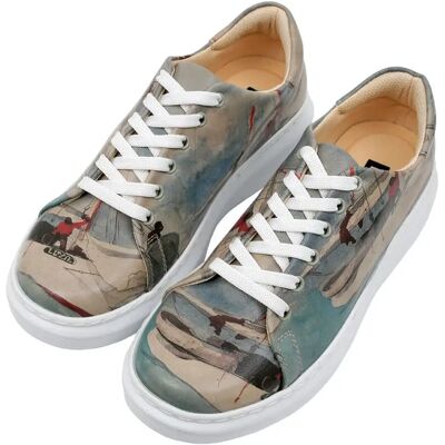 DOGO Hey Sailor Vegane Ledersneaker Blau - Sneaker DOGO Hey Sailor Vegane Ledersneaker Blau - Sneaker