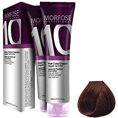 Morfose - Haarfarbe Creme 10 Arganöl - Rot 7.4 Kupfer Morfose - Haarfarbe Creme 10 Arganöl - Rot 7.4 Kupfer
