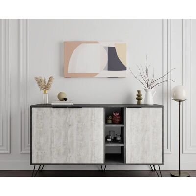 Homemania Mensola Ray Orange Modern - Wall Shelf - Angular, Wall-Mounted Homemania Mensola Ray Orange Modern - Wall Shelf - Angular, Wall-Mounted
