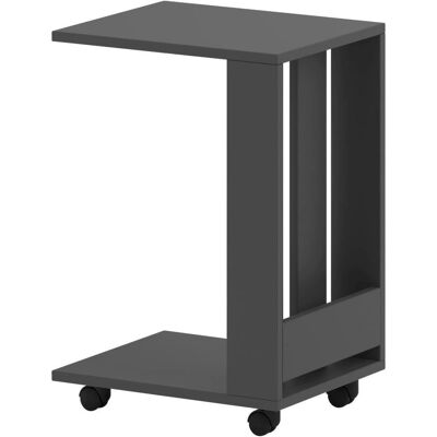 Shally Dogan - Tavolino moderno mobile - Antracite - 37/45/60cm Shally Dogan - Tavolino moderno mobile - Antracite - 37/45/60cm