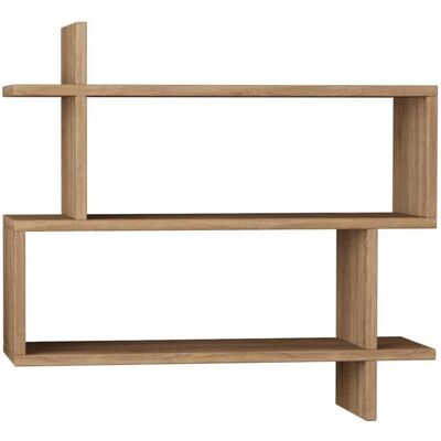 Livetastic Wall Shelf - Natural Oak - 70x22x65 cm - Wall Shelf Livetastic Wall Shelf - Natural Oak - 70x22x65 cm - Wall Shelf