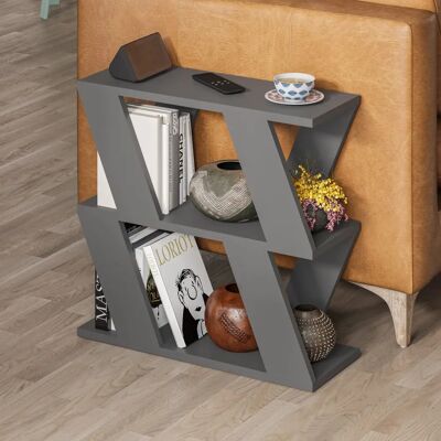 Decortie Lazena Coffee Table - Anthracite Grey - 3 Tier Decortie Lazena Coffee Table - Anthracite Grey - 3 Tier