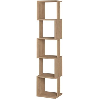 Decortie - Piri - Oak - 35x30x161 cm - Bookcase Decortie - Piri - Oak - 35x30x161 cm - Bookcase