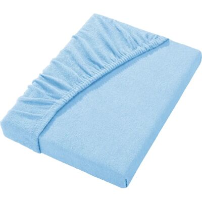 WÄSCHEPUR WITT-PBK-Bettlaken - 90-100x190-200cm - hellblau - Spannbettlaken WÄSCHEPUR WITT-PBK-Bettlaken - 90-100x190-200cm - hellblau - Spannbettlaken
