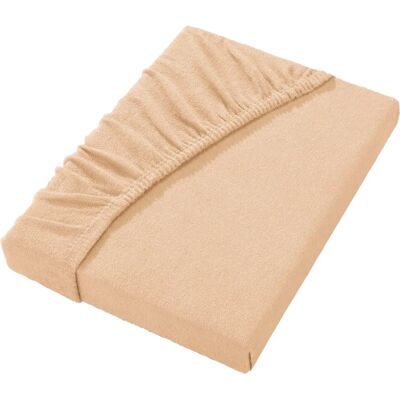 WÄSCHEPUR WITT-PBK-Flat sheet - 90-100x190-200cm - beige Fleece Fitted Sheet WÄSCHEPUR WITT-PBK-Flat sheet - 90-100x190-200cm - beige Fleece Fitted Sheet