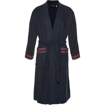 Bruno Banani Roy - Marine Bademantel mit Streifen - Bathrobe Bruno Banani Roy - Marine Bademantel mit Streifen - Bathrobe