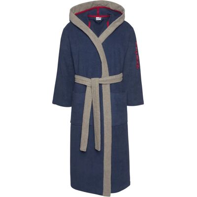 KANGAROOS Henry Unisex-Bademantel - Lang, Blau KANGAROOS Henry Unisex-Bademantel - Lang, Blau