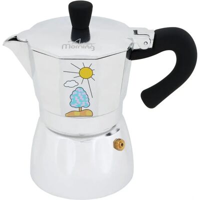 Any Morning Herd Moka-Cafetière - Aluminium - Publicité Any Morning Herd Moka-Cafetière - Aluminium - Publicité
