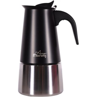 Any Morning FE001-6 - Noir - Cafetière électrique moka - Publicité Any Morning FE001-6 - Noir - Cafetière électrique moka - Publicité