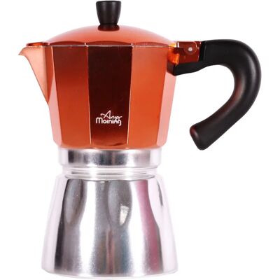 Any Morning - Cafetière électrique - Aluminium, Cuivre - Publicité Any Morning - Cafetière électrique - Aluminium, Cuivre - Publicité