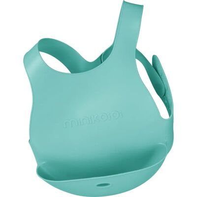 Bavoir en silicone ajustable Minikoioi - 6m-4a - Publicité Bavoir en silicone ajustable Minikoioi - 6m-4a - Publicité