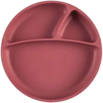 Minikoioi Rose Puzzle Plate - Assiette Enfant Avec Ventouse - Publicité Minikoioi Rose Puzzle Plate - Assiette Enfant Avec Ventouse - Publicité