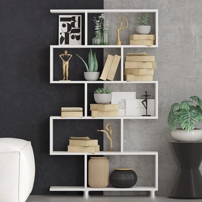 Woody Fashion 746JUG3603 Weiß Bücherregal - Wohnzimmeraufbewahrung Woody Fashion 746JUG3603 Weiß Bücherregal - Wohnzimmeraufbewahrung