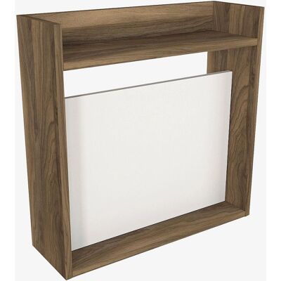 Escritorio Kailua 612 - Blanco/Nogal - Mesa Plegable para Oficina Escritorio Kailua 612 - Blanco/Nogal - Mesa Plegable para Oficina