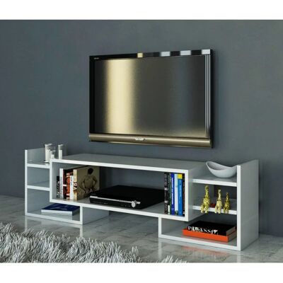 Hanah Home TV Möbel Arya - Weiß - Modernes TV-Möbel Hanah Home TV Möbel Arya - Weiß - Modernes TV-Möbel