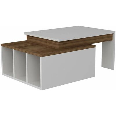 Kalune Design - Kolarado - Weiß - Walnuss - Coffee Table Kalune Design - Kolarado - Weiß - Walnuss - Coffee Table