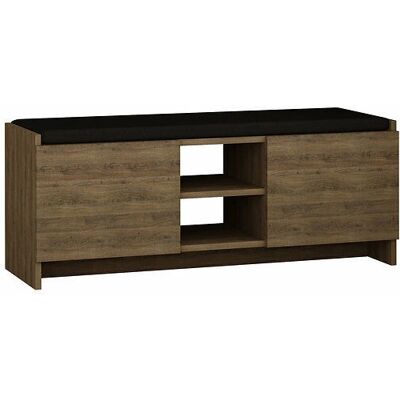 Hanah Home Zulla Dunkle Eiche Schuhschrank - Schuhschrank Hanah Home Zulla Dunkle Eiche Schuhschrank - Schuhschrank