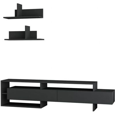 Calicosy Gara Veggmontert TV-møbel - 180cm x 42cm - Grå Calicosy Gara Veggmontert TV-møbel - 180cm x 42cm - Grå