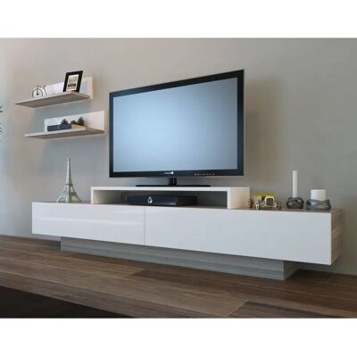 Hanah Home Lusi Weiß TV-Möbel - TV-Element Hanah Home Lusi Weiß TV-Möbel - TV-Element