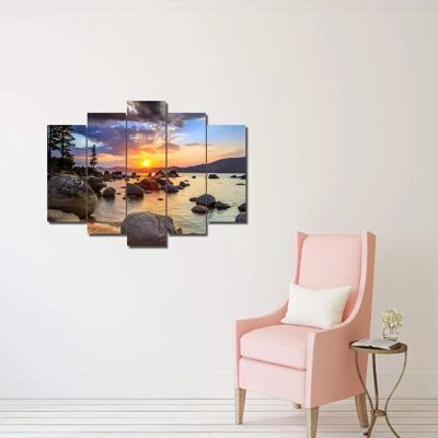 HOMEMANIA 95x0,3x60 cm Wall Art - Wall Art HOMEMANIA 95x0,3x60 cm Wall Art - Wall Art