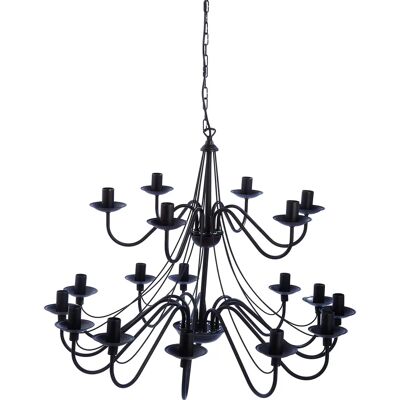 HOMEMANIA Lilium Lampada a Sospensione - Design Classico - 85x85x108cm HOMEMANIA Lilium Lampada a Sospensione - Design Classico - 85x85x108cm