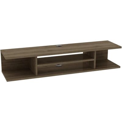 Meuble TV flottant Decorotika Chêne clair - Pour téléviseurs jusqu’à 50 pouces - Publicité Meuble TV flottant Decorotika Chêne clair - Pour téléviseurs jusqu’à 50 pouces - Publicité