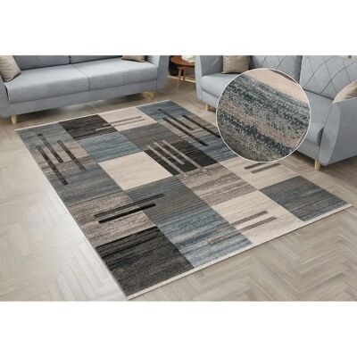 MY HOME Beliz Blau Teppich - Rechteckiger Flachflor-Teppich MY HOME Beliz Blau Teppich - Rechteckiger Flachflor-Teppich