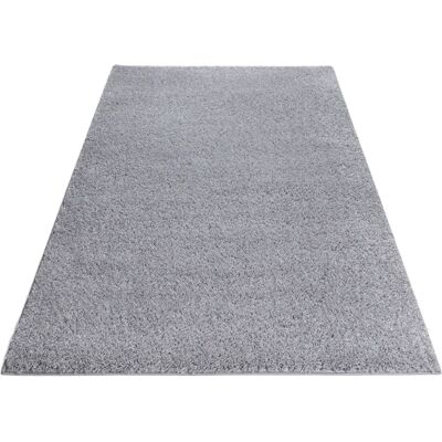 Bruno Banani Shaggy Soft Hellgrauer Teppich - Teppich Bruno Banani Shaggy Soft Hellgrauer Teppich - Teppich