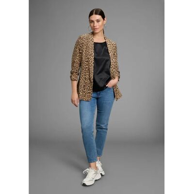 LAURA SCOTT Kurzarm Satin Jersey Bluse - Damenmode LAURA SCOTT Kurzarm Satin Jersey Bluse - Damenmode