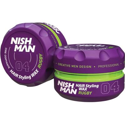 Ceară de styling Nish Man Rugby - Tip păr: Bărbat Ceară de styling Nish Man Rugby - Tip păr: Bărbat