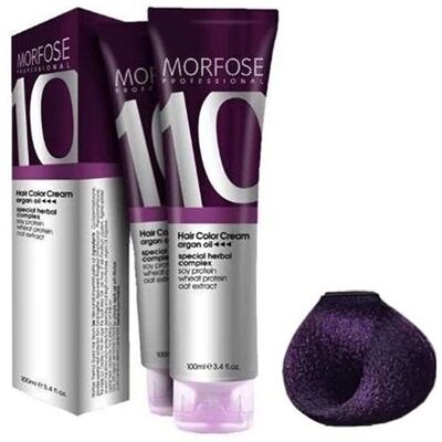 Morfose - Haarfarbecreme 10 Arganöl - 100 ml - Rot - Hair Color Cream Morfose - Haarfarbecreme 10 Arganöl - 100 ml - Rot - Hair Color Cream