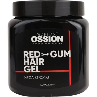 Ossion Gel Cheveux GOMME ROUGE - Gel coiffant - Gel coiffant - Publicité Ossion Gel Cheveux GOMME ROUGE - Gel coiffant - Gel coiffant - Publicité