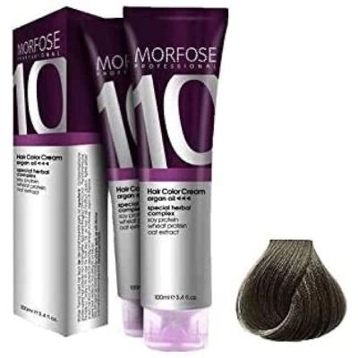 Morfose - Hair Color Cream 10 Argan Oil - Intense Ash - Publicité Morfose - Hair Color Cream 10 Argan Oil - Intense Ash - Publicité